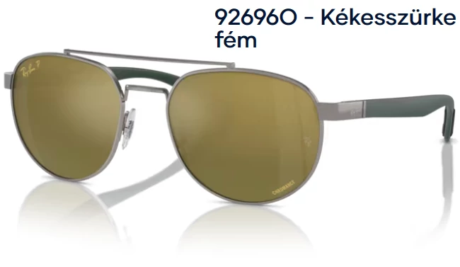 RAY-BAN RB3736CH 92696O - Kékesszürke fém NAPSZEMÜVEG