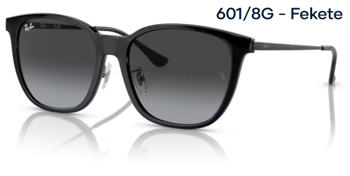 RAY BAN RB4333D 601/8G - Fekete NAPSZEMÜVEG