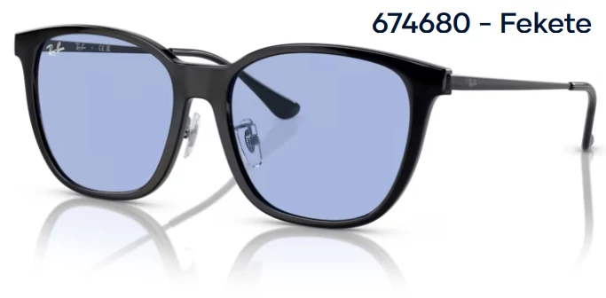 RAY BAN RB4333D 674680 - Fekete NAPSZEMÜVEG