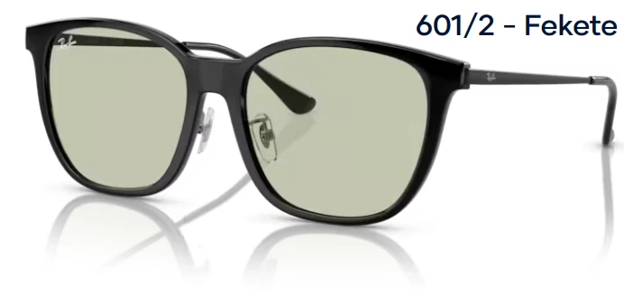 RAY BAN RB4333D 601/2 - Fekete NAPSZEMÜVEG