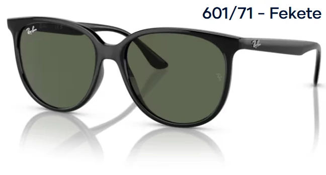 RAY BAN RB4378 601/71 - Fekete NAPSZEMÜVEG