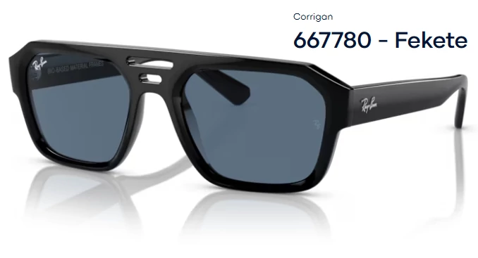 RAY BAN RB4397 CORRIGAN 667780 - Fekete NAPSZEMÜVEG