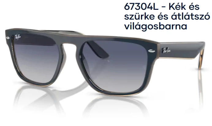 RAY BAN  RB4407 67304L - Kék és szürke és átlátszó világosbarna NAPSZEMÜVEG