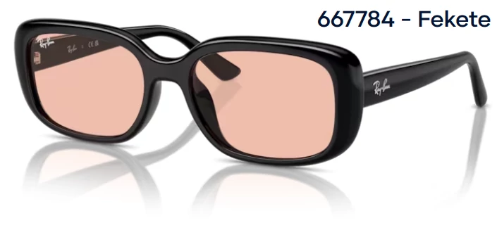 RAY BAN  RB4421D 667784 - Fekete NAPSZEMÜVEG