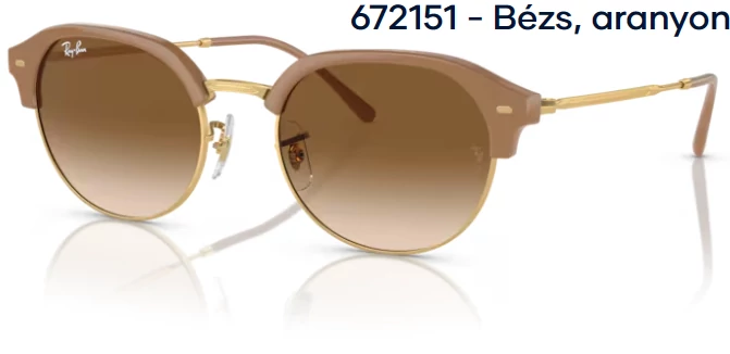 RAY-BAN RB4429 672151 - Bézs, aranyon NAPSZEMÜVEG