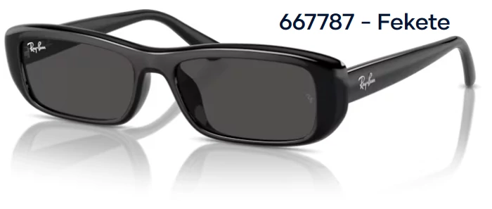 RAY-BAN RB4436D 667787 - Fekete NAPSZEMÜVEG