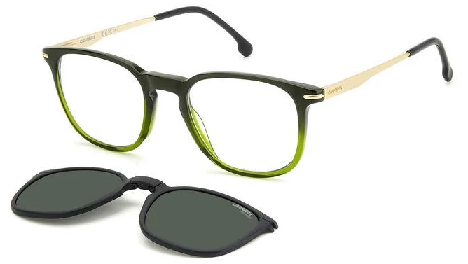 CARRERA CA 332/CS 4C3-UC-GREEN POLARIZED CLIP-ON NAPSZEMÜVEG