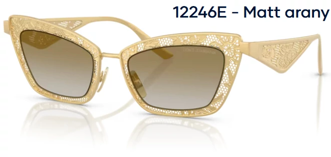 DOLCE&GABBANA DG2311 12246E - Matt arany NAPSZEMÜVEG 