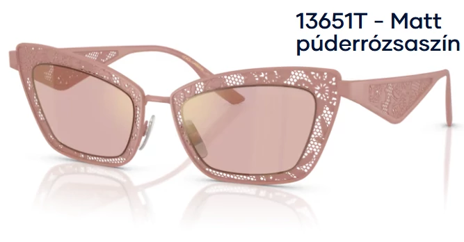 DOLCE&GABBANA DG2311 13651T - Matt púderrózsaszín NAPSZEMÜVEG 