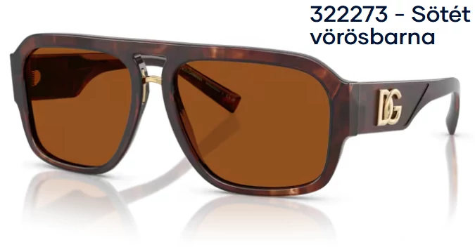 Dolce & Gabbana DG4403 322273 - Sötét vörösbarna napszemüveg