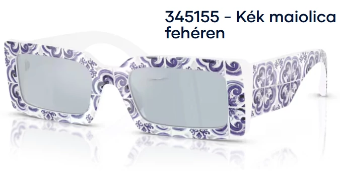 DOLCE&GABBANA DG4416 345155 - Kék maiolica fehéren NAPSZEMÜVEG 