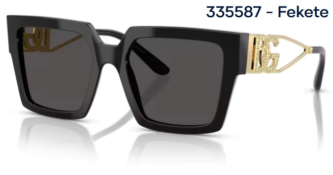 DOLCE&GABBANA DG4446B 335587 - Fekete NAPSZEMÜVEG 
