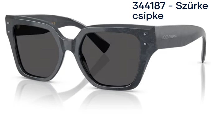 DOLCE&GABBANA DG4471 344187 - Szürke csipke NAPSZEMÜVEG 