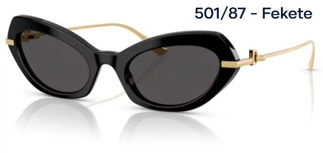 DOLCE&GABBANA DG4473 501/87 - Fekete NAPSZEMÜVEG 