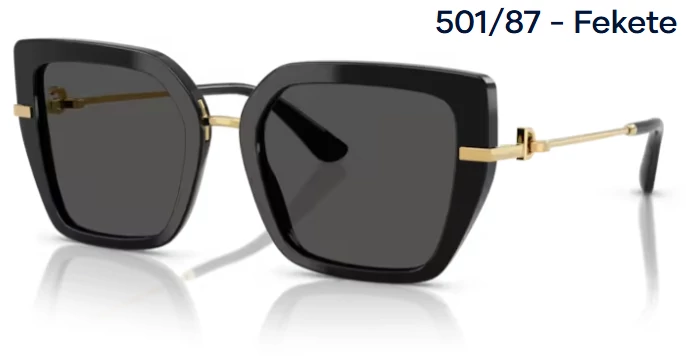 DOLCE&GABBANA DG4474 501/87 - Fekete NAPSZEMÜVEG 