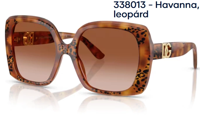 DOLCE&GABBANA DG4475 338013 - Havanna, leopárd NAPSZEMÜVEG 
