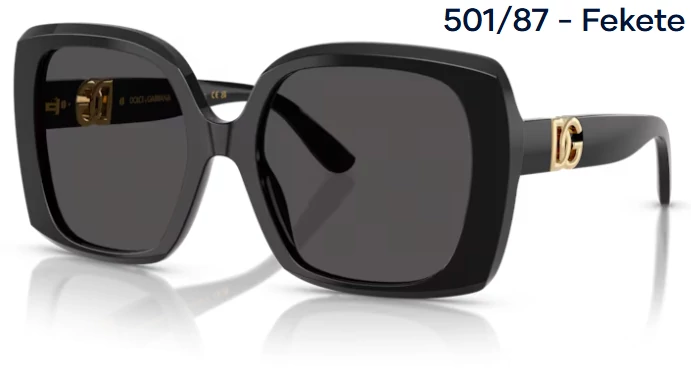 DOLCE&GABBANA DG4475 501/87 - Fekete NAPSZEMÜVEG 