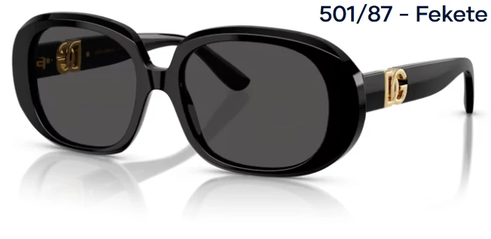 DOLCE&GABBANA DG4476 501/87 - Fekete NAPSZEMÜVEG 