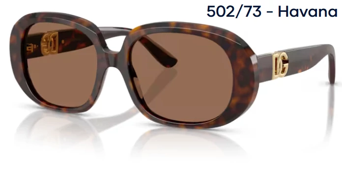 DOLCE&GABBANA DG4476 502/73 - Havana NAPSZEMÜVEG 