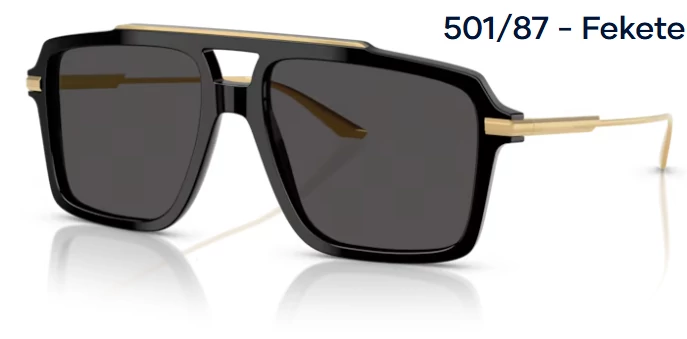 DOLCE&GABBANA DG4477 501/87 - Fekete NAPSZEMÜVEG 