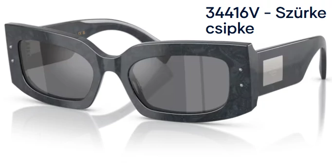 DOLCE&GABBANA DG4479 34416V - Szürke csipke NAPSZEMÜVEG 