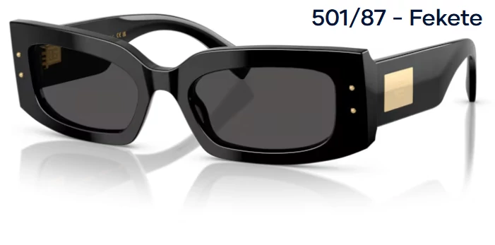 DOLCE&GABBANA DG4479 501/87 - Fekete NAPSZEMÜVEG 