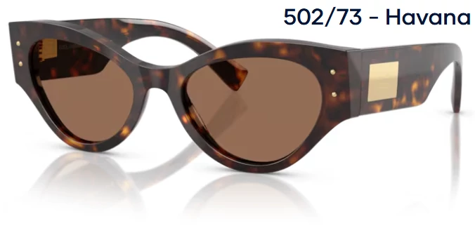 DOLCE&GABBANA DG4480 502/73 - Havana NAPSZEMÜVEG 