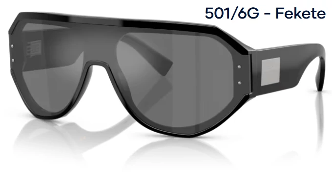 DOLCE&GABBANA DG4481 501/6G - Fekete NAPSZEMÜVEG 