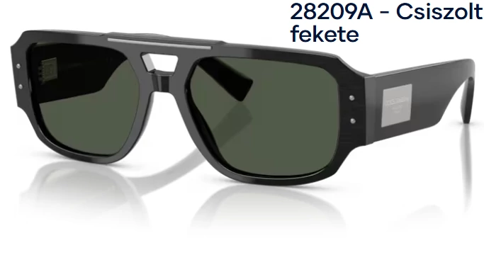 DOLCE&GABBANA DG4482 28209A - Csiszolt fekete NAPSZEMÜVEG 