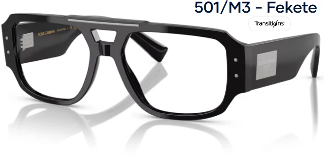 DOLCE&GABBANA DG4482 501/M3 - Fekete TRANSITIONS NAPSZEMÜVEG 