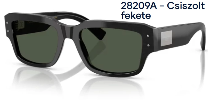 DOLCE&GABBANA DG4483 28209A - Csiszolt fekete NAPSZEMÜVEG 