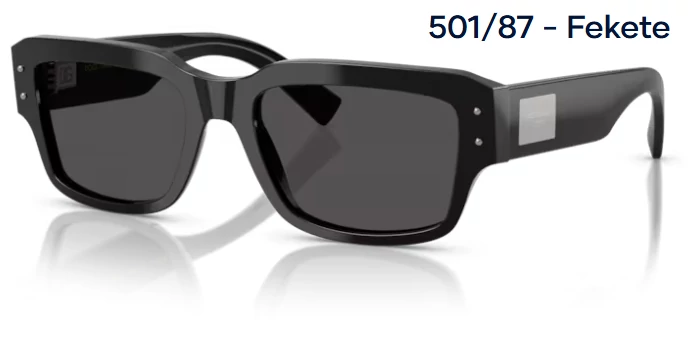 DOLCE&GABBANA DG4483 501/87 - Fekete NAPSZEMÜVEG 