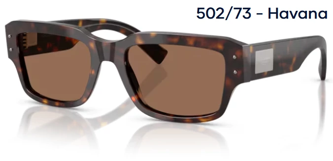 DOLCE&GABBANA DG4483 502/73 - Havana NAPSZEMÜVEG 