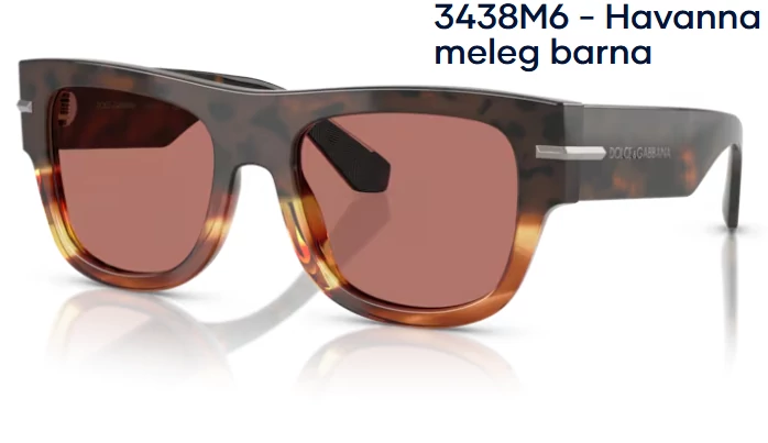 DOLCE&GABBANA DG4484 3438M6 - Havanna meleg barna NAPSZEMÜVEG 