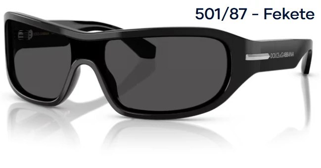 DOLCE&GABBANA DG4486 501/87 - Fekete NAPSZEMÜVEG 