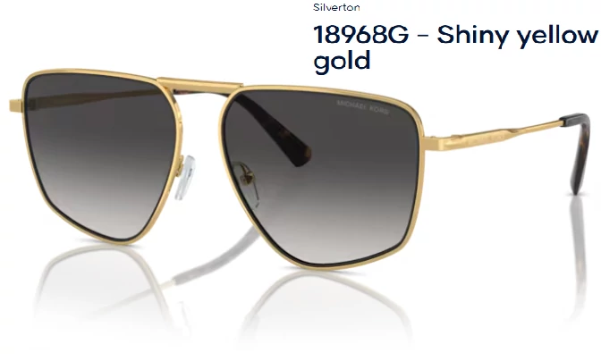 MICHAEL KORS MK1153 SILVERTON 18968G - Shiny yellow gold NAPSZEMÜVEG
