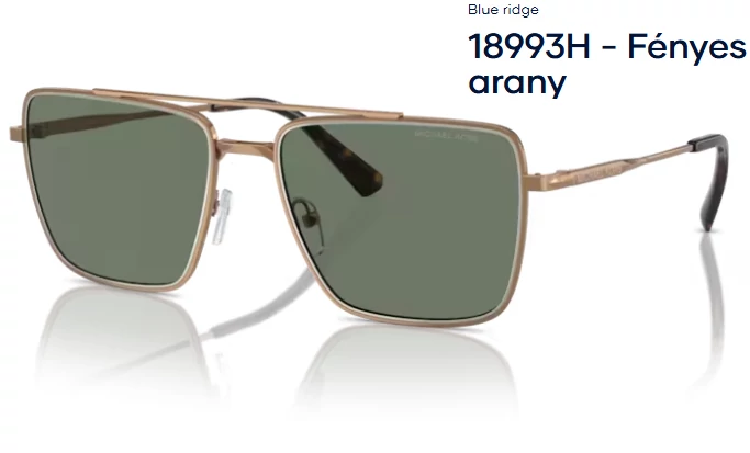 MICHAEL KORS MK1154 BLUE RIDGE 18993H - Fényes arany NAPSZEMÜVEG