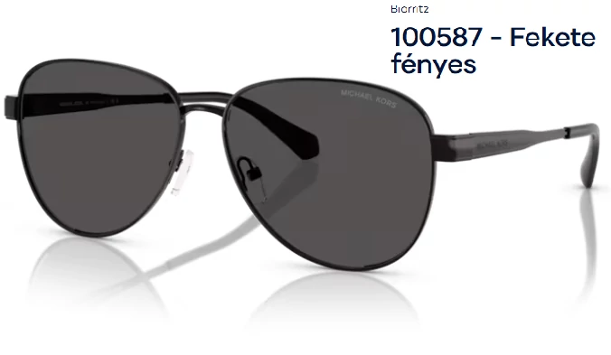 Michael Kors Biarritz MK1160 100587 - Fekete fényes NAPSZEMÜVEG