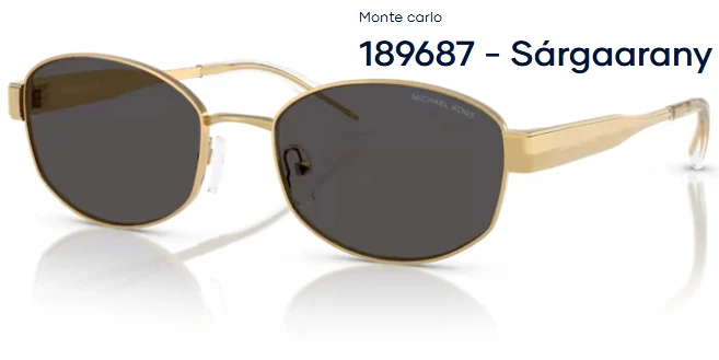 Michael Kors MK1161 Monte carlo 189687 - Sárgaarany NAPSZEMÜVEG