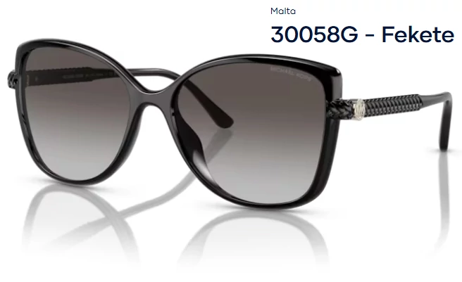 Michael Kors MALTA MK2181U 30058G - Fekete NAPSZEMÜVEG