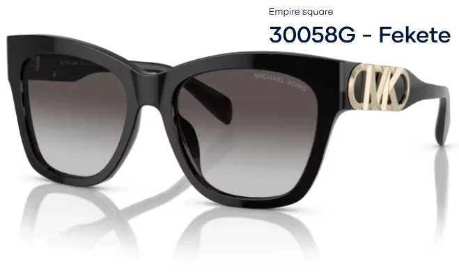 MICHAEL KORS MK2182U EMPIRE SQUARE 30058G - Fekete NAPSZEMÜVEG