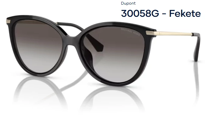 Michael Kors Dupont MK2184U 30058G - Fekete NAPSZEMÜVEG