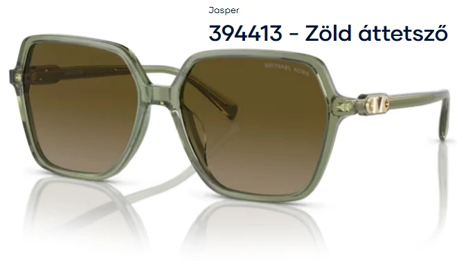 MICHAEL KORS MK2196U JASPER 394413 - Zöld áttetsző NAPSZEMÜVEG