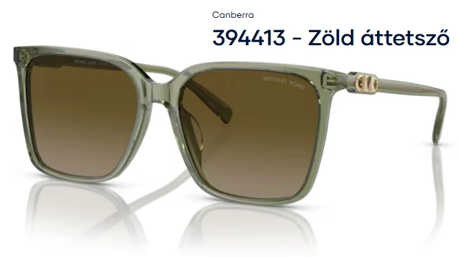 MICHAEL KORS MK2197U CANBERRA 394413 - Zöld áttetsző NAPSZEMÜVEG