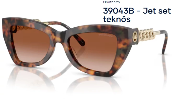 Michael Kors MONTECITO MK2205 39043B - Jet set teknős NAPSZEMÜVEG
