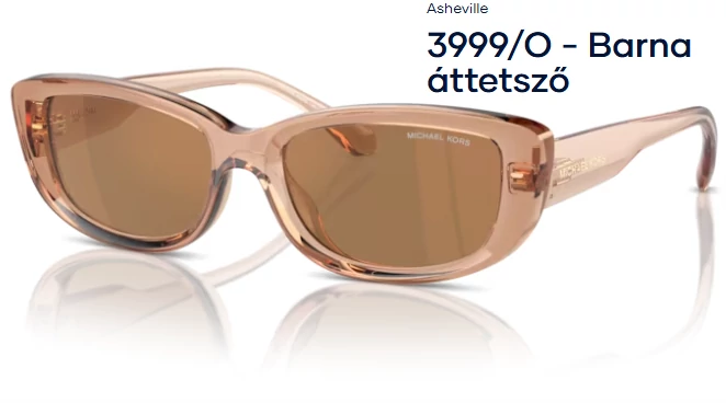 MICHAEL KORS MK2210U ASHEVILLE 3999/O - Barna áttetsző NAPSZEMÜVEG 