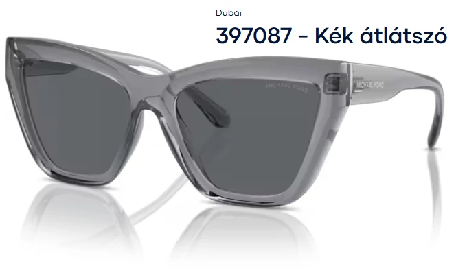 Michael Kors Dubai MK2211U 397087 - Kék átlátszó NAPSZEMÜVEG