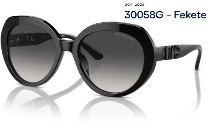 MICHAEL KORS MK2214U SAN LUCAS 30058G - Fekete NAPSZEMÜVEG