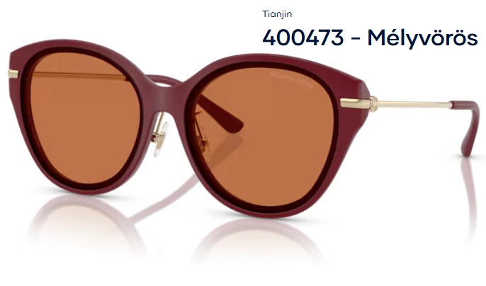 Michael Kors MK2229D TIANJIN 400473 - Mélyvörös NAPSZEMÜVEG