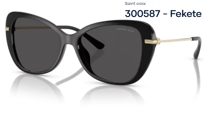 Michael Kors MK2230D SAINT CROIX 300587 - Fekete NAPSZEMÜVEG